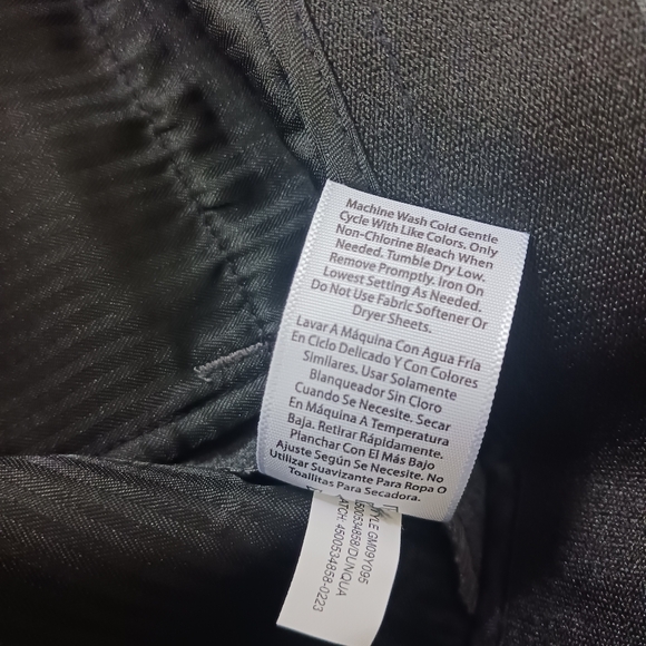 George • Men's Gray Flat Front Dress Suit Pants - Picture 11 of 16